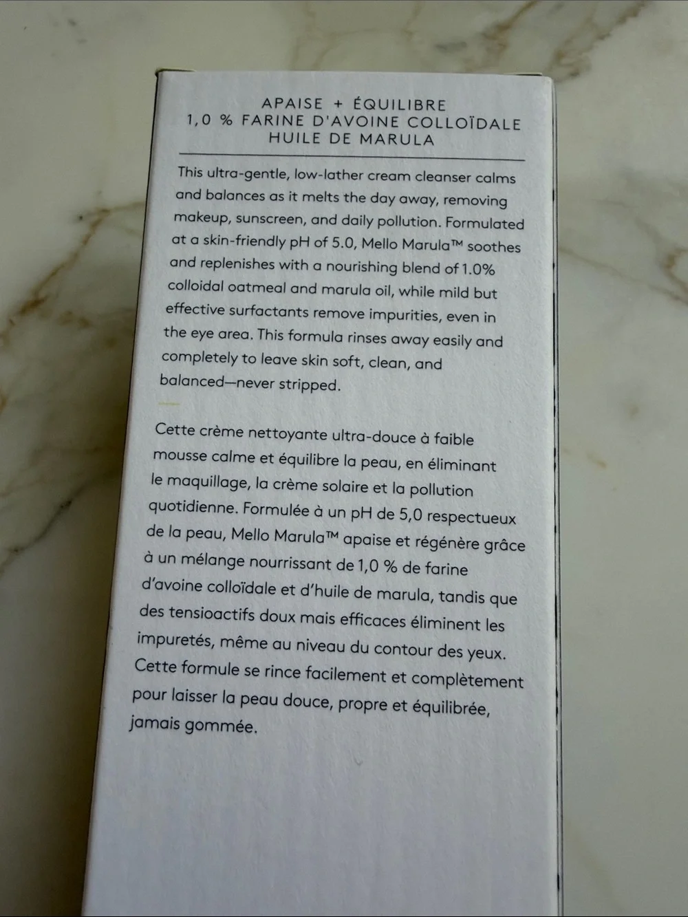 Drunk Elephant White & Yellow Mello Marula Cream Cleanser 5 fl oz